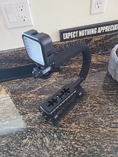 Vid PRO 1000AVG Action Video Grip Handle - DSLR/Camera Bracket WITH LIGHT