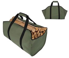 TESSLOVE Firewood Log Carrier Tote Bag,Canvas Holder,Extra Large Durable, for