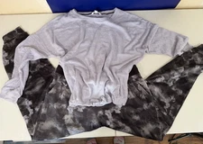 Three Dots Ladies' Luxe  LG Lounge Set 2 Piece Light Purple Pj S Pajamas