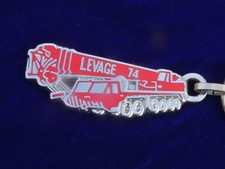 SUPERBE RARE TOP ++ PORTE-CLES 3D Key ring - GRUE MOBILE Mobil crane