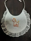 Vintage 1980's Cabbage Patch Kid HTF Giraffe Bib. Nice!!