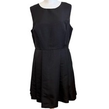 Jason Wu for Target Black Sleeveless Fit & Flare Pleated Dress Size 12