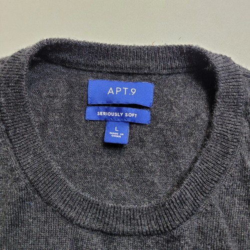 Apt. 9 Seriously Soft Merino Wool-Blend Sweater Large Academia Librarian Classic - Picture 3 of 7