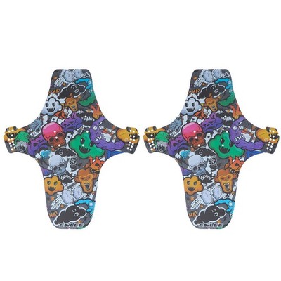 2 PCs farbenfrohe Fahrrad Schlammschutz Universal Mud Guard DIY Bike Accessoires