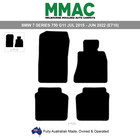 CAR MATS TO SUIT (E710) BMW 7 SERIES 750 G11 JUL 2015 - JUN 2022