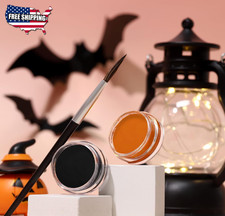 Pumpkin Face Paint Kit Non-Toxic Makeup   USA Stock Free Fast Ship Halloween