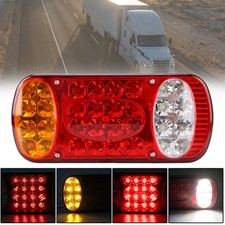 12V 24V Truck Rear Brake Lamp LED Trailer Turn Signal Running Lights Taillights