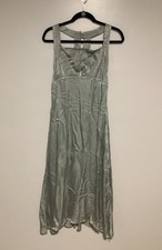 Free people Women Dress Maxi Size 6 Green Sleeveless Party Evening Bridesmaid 