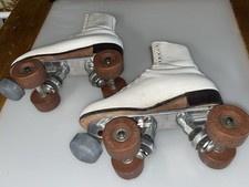 UltraRare Riedell 220 sz 6 1/2 w/ SNYDER'S IMPERIAL SKATES all original 7 plates
