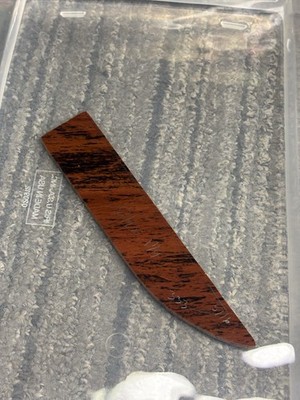 Flint Knapping Knife Preform Quality Edge Napping Blank RED Mahogany