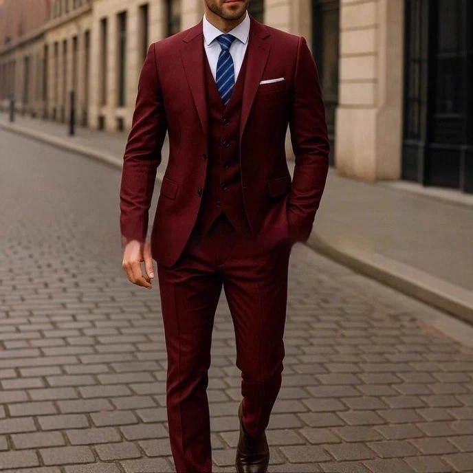 New Business Casual Men's Suit
