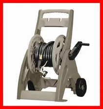 Suncast Hose Reel 175 Ft Mobile Cart Durable Plastic Construction, Easy to Clean