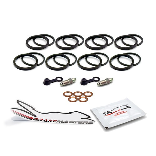 Brakemasters Front Brake Caliper Piston & Seal Kit For Suzuki DL1050 XT V-Strom (2020 M0) – Stainless Steel