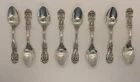 Reed & Barton Francis I Sterling Silver Teaspoons Set of 8 No Monogram