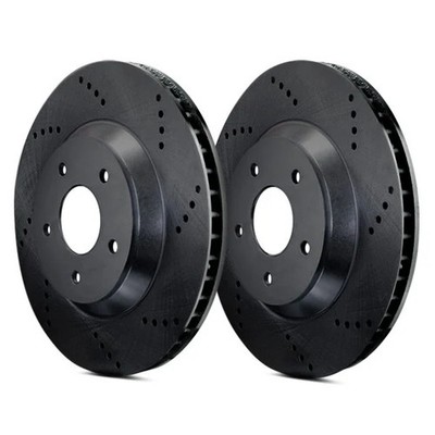For Nissan Altima 93-01 ATL Autosports Drilled Front Brake Rotors