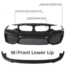 Front Bumper Assembly Kit Fit M4 Style For BMW 4 Series F32 F33 F36 2014-2020