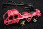 FLAMMABLE MATERIALS CONTROL FIRE TRUCK VINTAGE HOT WHEELS 1988 BIOHAZARD MATTEL