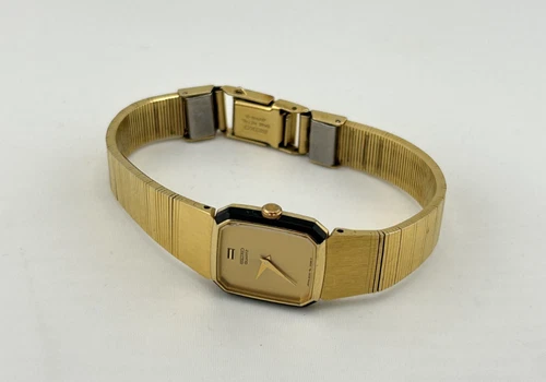 VINTAGE Seiko Quartz Women's Watch Gold Tone Stainless Back Japan SGP 2C20-5230