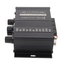 400W 12V 2 Channel Powerful Stereo Audio Power Amplifier HiFi Bass Amp Car Home