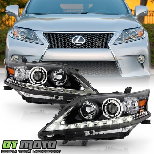 2013-2015 Lexus RX350 RH450h HID Non-AFS LED DRL Projector Headlights Headlamps