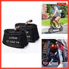 2 Pack 12.5x2.25 Bike Inner Tubes 12.5 12 Inch Electric Scooter E-Bike Angled