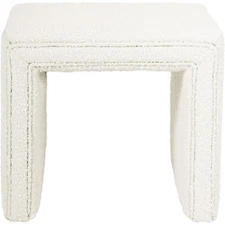 HomePop Modern Channel Tufted Ottoman Home Décor|Ottoman 