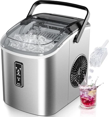 Ice Maker Countertop 9 Cubes Ready in 6 Mins, for Home, Kitchen, Office