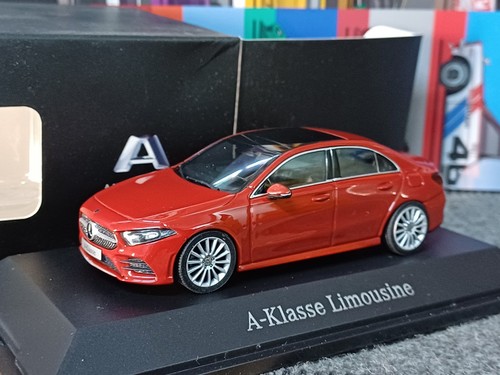 1/43 Herpa Mercedes Benz A-Class Sedan V177 diecast Red - Picture 1 of 5