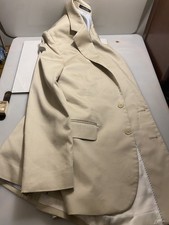 Express Men Suit Jacket Tan Slim Fit 2-Button Blazer Khaki Beige Sport Coat