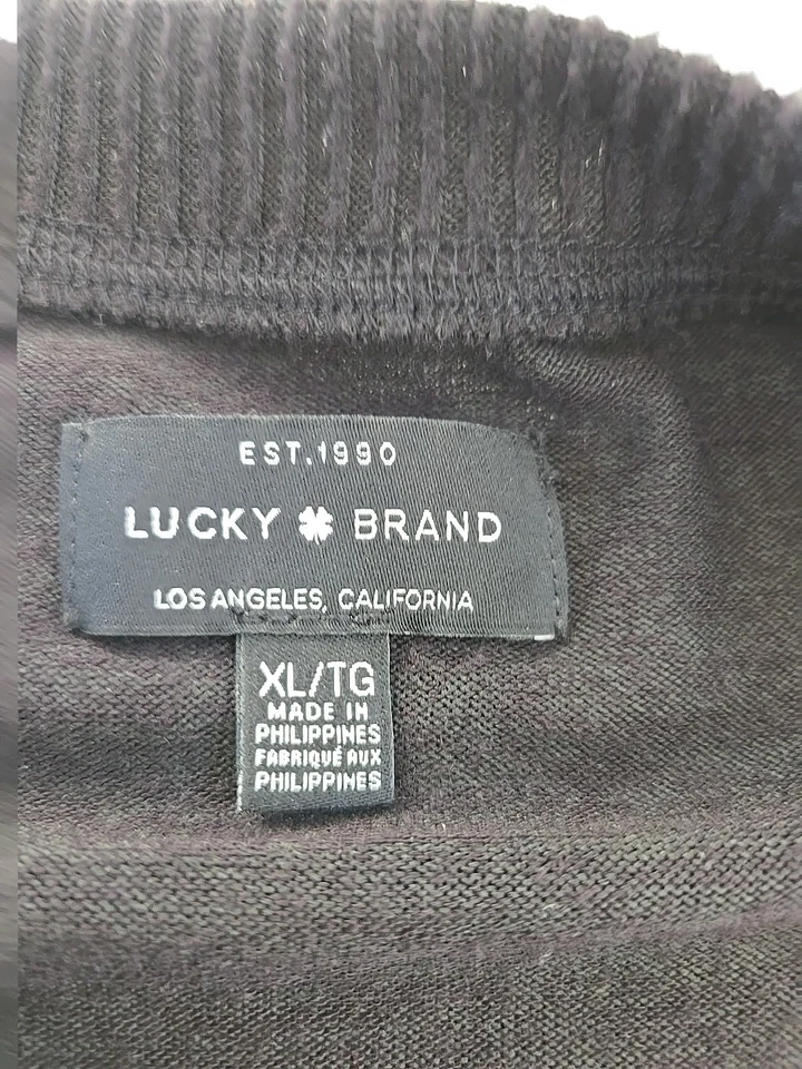 Suéter Lucky Brand SUPER SUAVE Negro Manga Larga Para Mujer Talla XL Foto 4 de 4