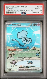 2024 POKEMON PAF EN PALDEAN FATES SPECIAL ILLUSTRATION RARE #232 MEW EX PSA 10
