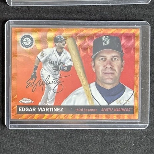 Edgar Martinez Baseball Serial Numbered Sports Trading Cards