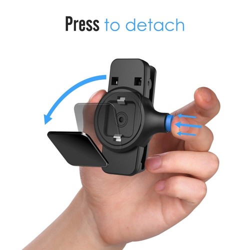 PlusAcc Universal Belt Clip Phone Holder for iPhone 15 14 13 12 11 Pro Max Black - 第 9/13 張圖片
