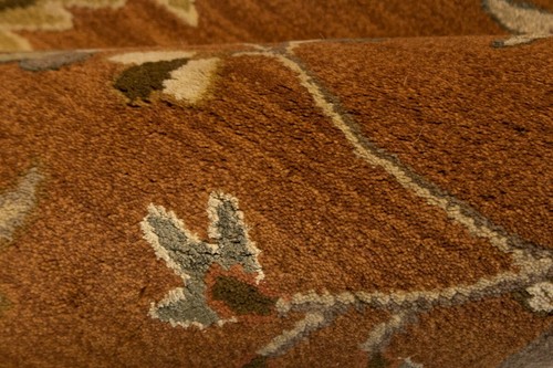 10X13 ft Hand-Tufted Oriental Rug Floral Design Modern Living Room Carpet - Picture 15 of 18