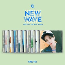 CRAVITY [NEW WAVE] 4th Mini Album JEWEL Ver TAEYOUNG CD+Photo Book+Card+Poster