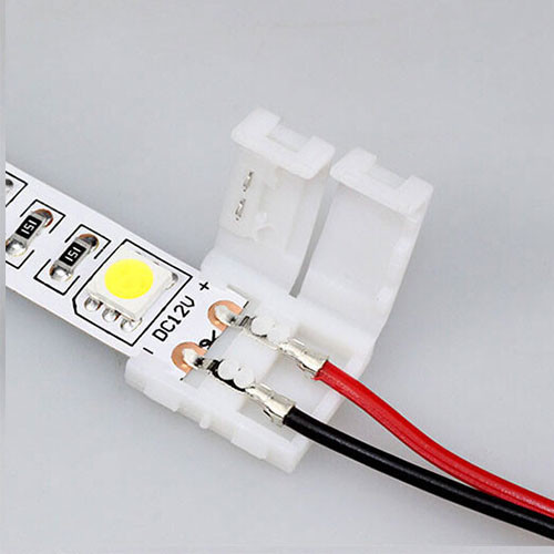 4Pcs PCB Cable Useful 2 Pin LED Strip 8mm Connector 3528 Single Color Adapter - Picture 2 of 4