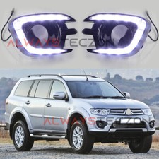 For Mitsubishi Monteropajero 2013-2015 Led Drl Daytime Running Light Fog Lamp For Mitsubishi Monteropajero 2013-2015 Led Drl Daytime Running Light Fog Lamp