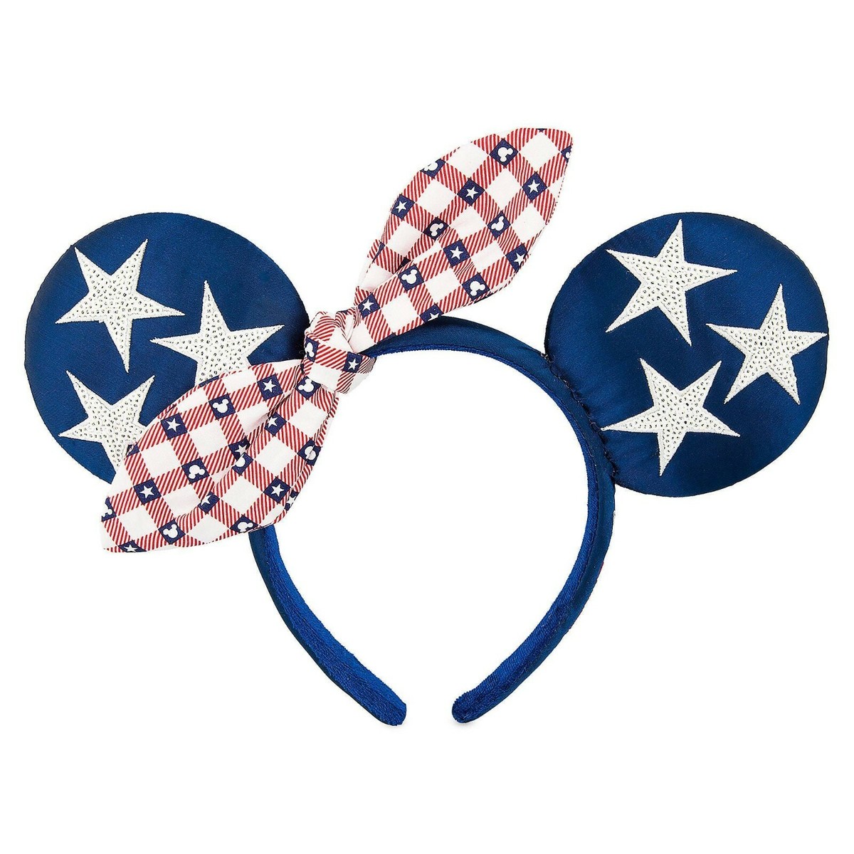 Disney Parks Minnie Ears Americana All American Girl Blue  display picture 1