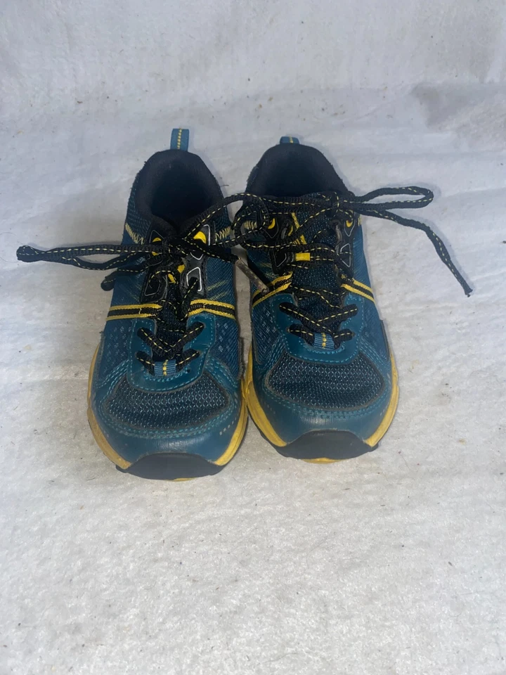 Zapatos Teva Niños Niños Talla 11 Azul Amarillo Bungee Encaje Aire Libre Senderismo Foto 2 de 4
