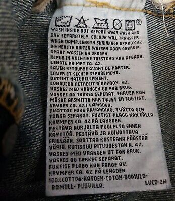 LEVIS S501XX Big E Selvedge Jeans Vintage LVC 1944 Rare