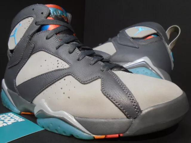Turquoise and top orange jordans