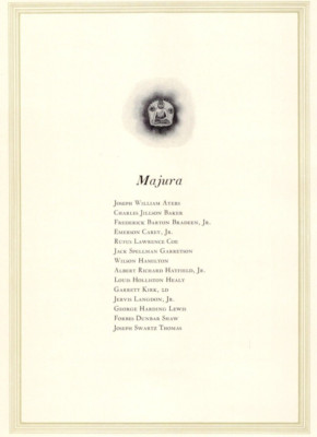 1926 Cornell University Cornellian Majura Club Member List