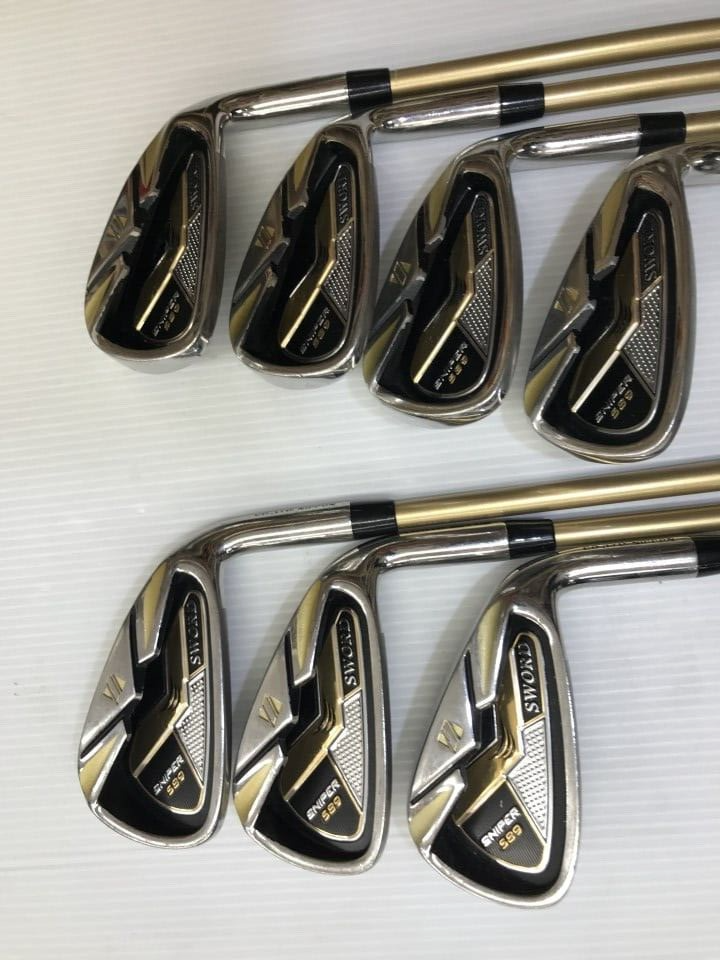 KATANA SWORD SNIPER 589 6~Sw 7pc Speeder589 SR-FLEX IRON SET GOLF