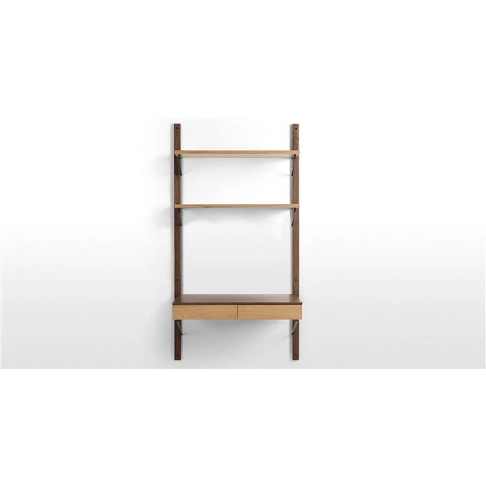 Modular shelving 2024 with desk