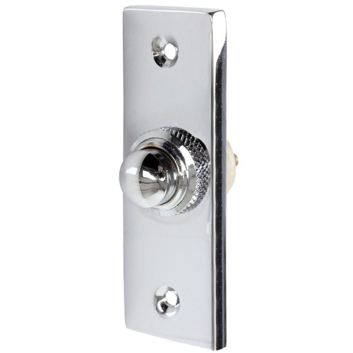 VICTORIAN CHROME DOOR BELL 75mm Push Button Wired Chime Front Porch Surface UK 5057502828644 eBay