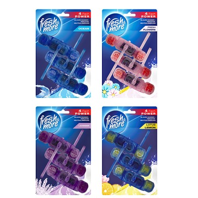 Fresh & More WC-Duftspüler 9x 50g Toiletteneinhänger (3er Pack)