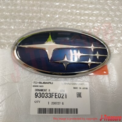SUBARU IMPREZA WRX STI GDB 06-07 Genuine Subaru Oval Rear Emblem