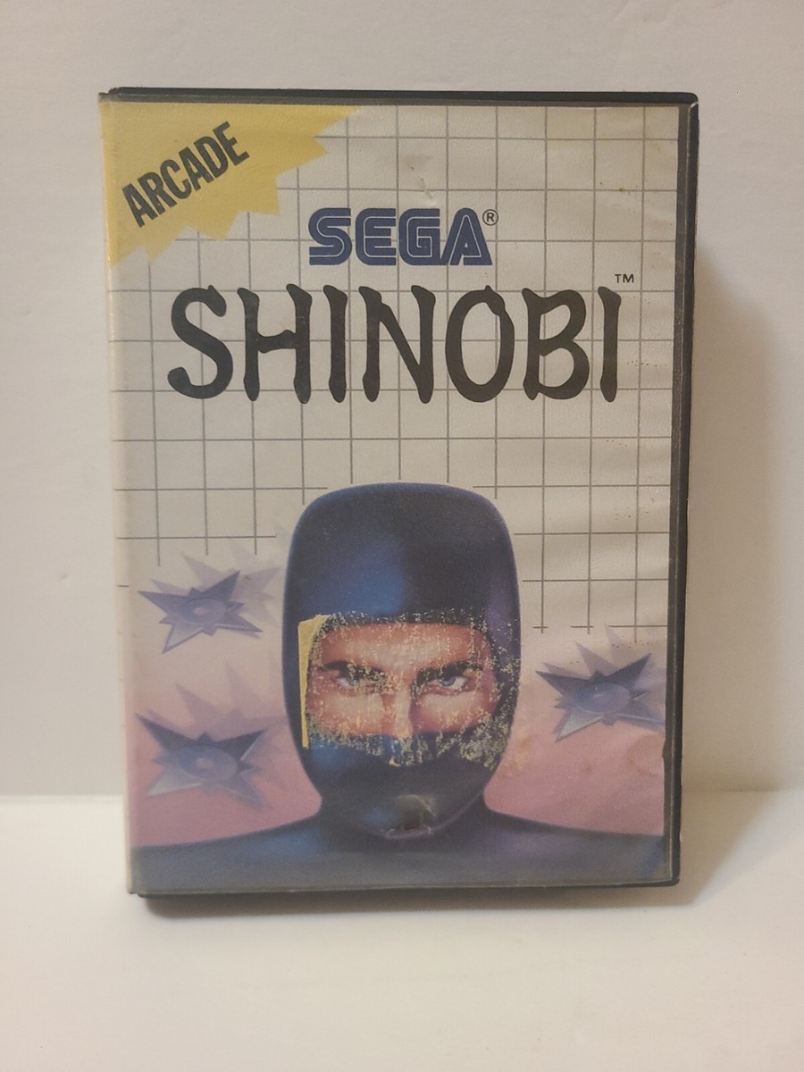 Shinobi Sega Master System CIB Manual & Case US Version SMS