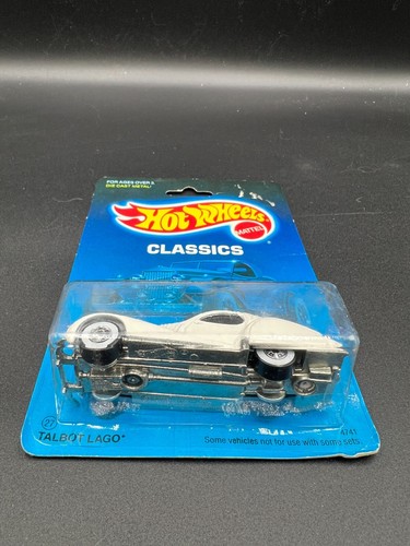 Hot Wheels Talbot Lago White Whitewalls WW Classics On Card MIP! - Picture 2 of 3