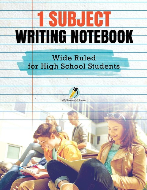 1 Subject Writing Notebook Wide Ruled For High School Students von ...